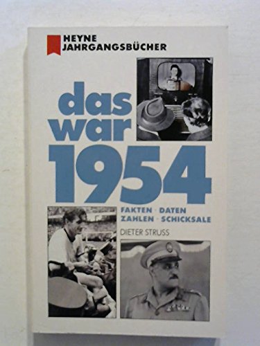 Beispielbild fr Das war 1954 - guter Erhaltungszustand zum Verkauf von Weisel