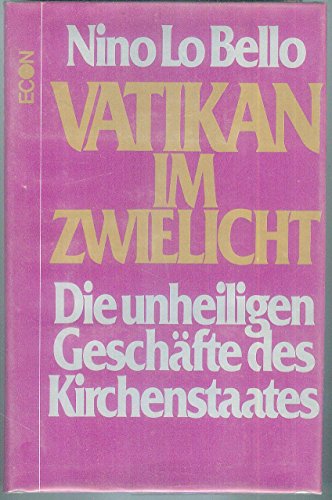 9783453020160: Vatikan im Zwielicht