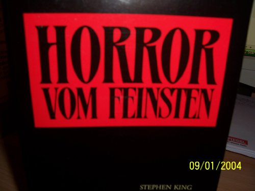 Beispielbild fr Horror vom Feinsten - Herausgegeben von Douglas E. Winter zum Verkauf von Long Island Book Company