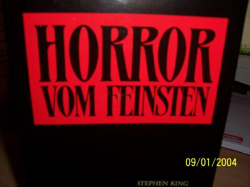 Imagen de archivo de Horror vom Feinsten. a la venta por medimops