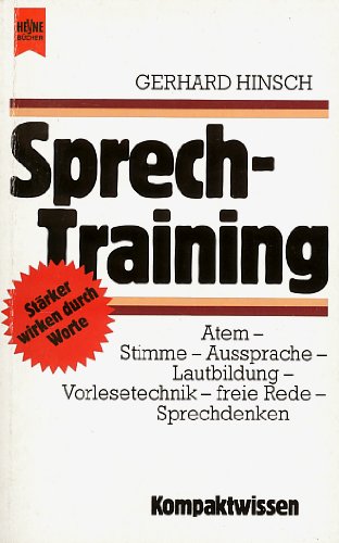 Imagen de archivo de Sprech-Training a la venta por medimops