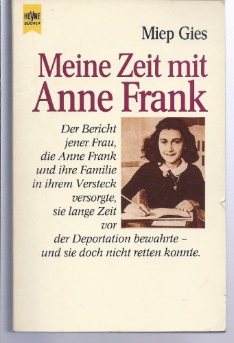 Imagen de archivo de Meine Zeit mit Anne Frank a la venta por ThriftBooks-Dallas