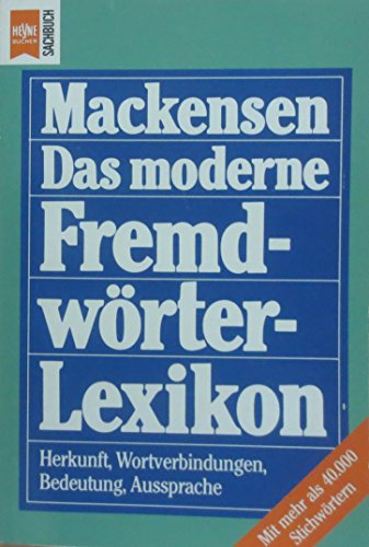 Imagen de archivo de Das moderne Fremdwrterlexikon a la venta por medimops