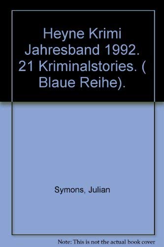 Heyne Krimi Jahresband 1992 - Diverse Autoren