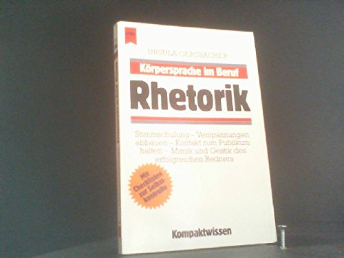 Stock image for Krpersprache im Beruf: Rhetorik for sale by medimops