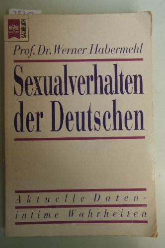 9783453058125: Sexualverhalten der Deutschen
