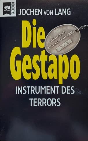 Imagen de archivo de Gestapo: Instrument des Terrors a la venta por Zubal-Books, Since 1961