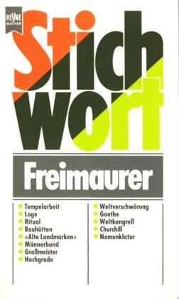 Beispielbild fr Stichwort Freimaurer. zum Verkauf von medimops