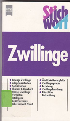 Stichwort Zwillinge.