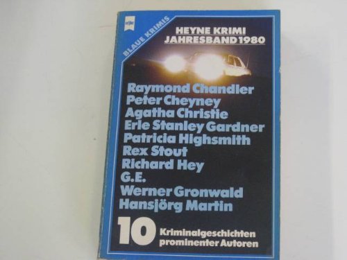 Beispielbild fr Heyne Krimi Jahresband 1980. 10 Kriminalgeschichten porminenter internationaler Autoren. Blaue Krimis-Heyne Buch 1919 zum Verkauf von medimops