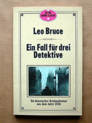 Beispielbild fr Ein Fall fr drei Detektive. Ein klassischer Kriminalroman aus dem Jahre 1936. zum Verkauf von medimops