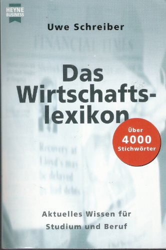 Beispielbild fr Das Wirtschaftslexikon. zum Verkauf von Antiquariat & Verlag Jenior