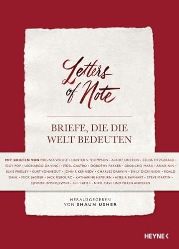 Stock image for Letters of Note. Briefe, die die Welt bedeuten. for sale by Antiquariat Kai Gro