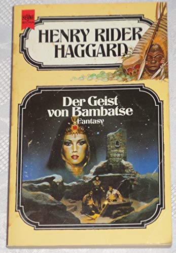 Beispielbild fr Der Geist von Bambatse. 15. Band der Haggard- Ausgabe. Fantsy Roman. zum Verkauf von medimops