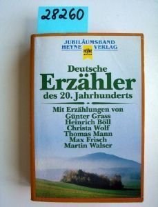 Stock image for Deutsche Erzhler des 20. Jahrhunderts. for sale by Ammareal