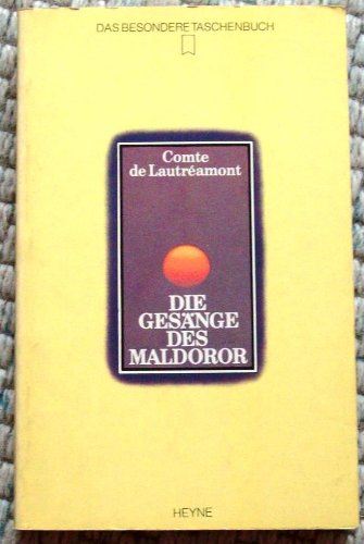 Stock image for Die Gesnge des Maldoror for sale by medimops