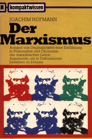 Imagen de archivo de Der Marxismus. a la venta por Versandantiquariat Felix Mcke