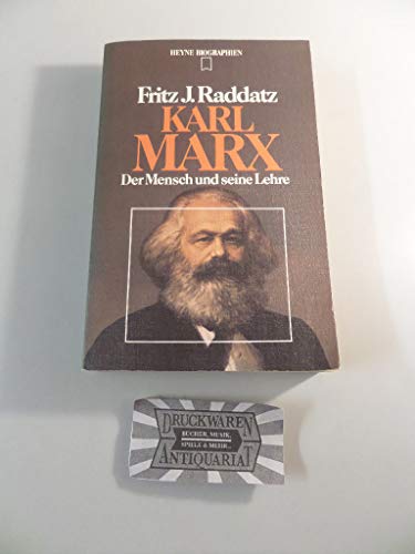 Imagen de archivo de Karl Marx. Der Mensch und seine Lehre. a la venta por Versandantiquariat Felix Mcke