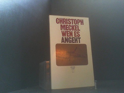 Imagen de archivo de Wen es angeht. a la venta por medimops