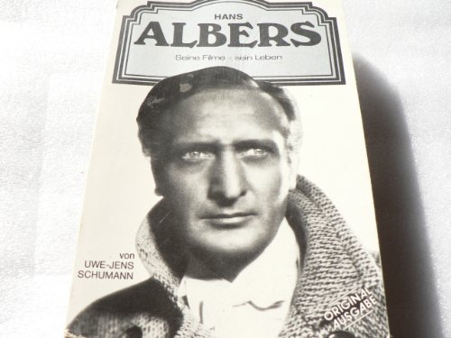 Stock image for Hans Albers. Seine Filme - sein Leben. for sale by medimops