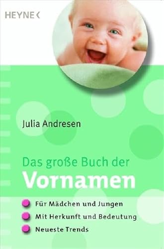 Das große Buch der Vornamen: Für Mädchen und Jungen. Mit Herkunft und Bedeutung. Neueste Trends - Andresen, Julia