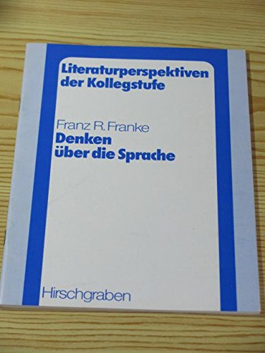 9783454122405: Denken ber die Sprache.