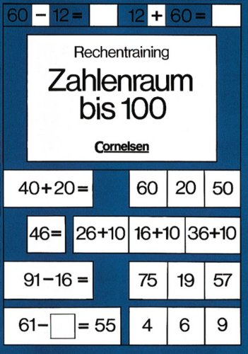 Rechentraining, Zahlenraum bis 100 (9783454311403) by Weber, Thomas; Weber, Hans