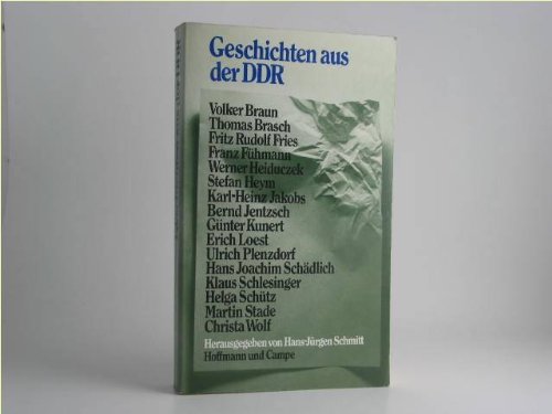 Stock image for Geschichten aus der DDR (German Edition) for sale by A.C. Daniel's Collectable Books