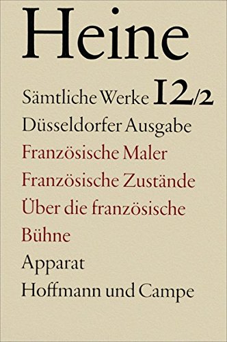 9783455030136: Smtliche Werke.: Heine, H: Smtl. Werke 12/2: Bd. 12/II
