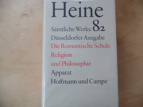 9783455030174: Zur Geschichte der Religion und Philosophie in Deutschland. Die romantische Schule: Apparat