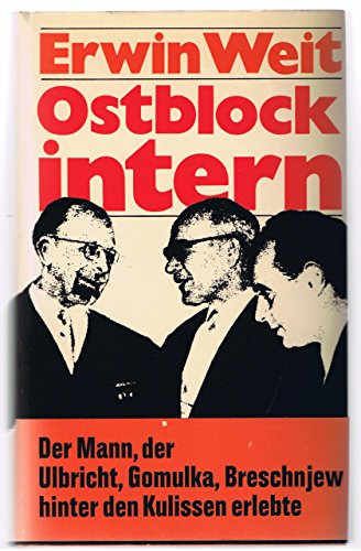 Stock image for Ostblock intern. 13 Jahre Dolmetscher fr die polnische Partei- und Staatsfhrung for sale by Bernhard Kiewel Rare Books