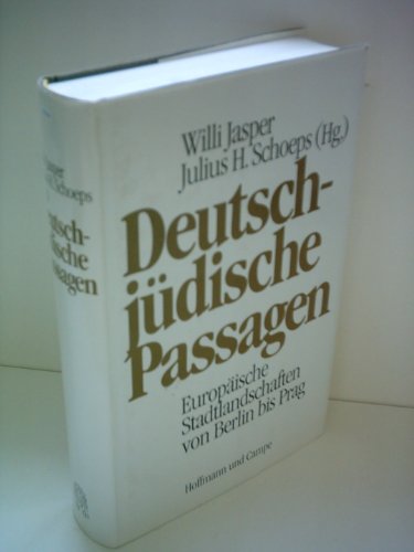 Stock image for Deutsch-jdische Passagen. Europische Stadtlandschaften von Berlin bis Prag. for sale by Plesse Antiquariat Minzloff