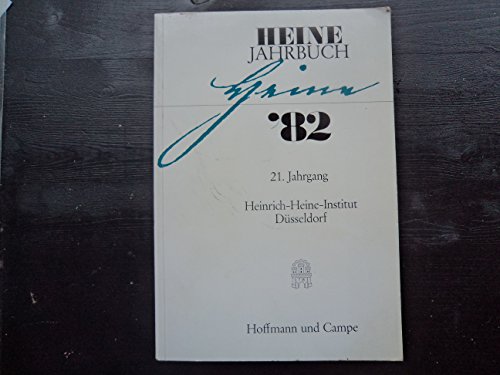 9783455090185: Heine-Jahrbuch '82