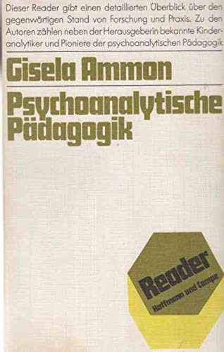 Imagen de archivo de Psychoanalytische Pdagogik a la venta por Antiquariat Smock