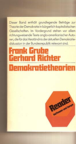 Stock image for Demokratietheorien : Konzeptionen und Kontroversen. for sale by Wissenschaftliches Antiquariat Kln Dr. Sebastian Peters UG