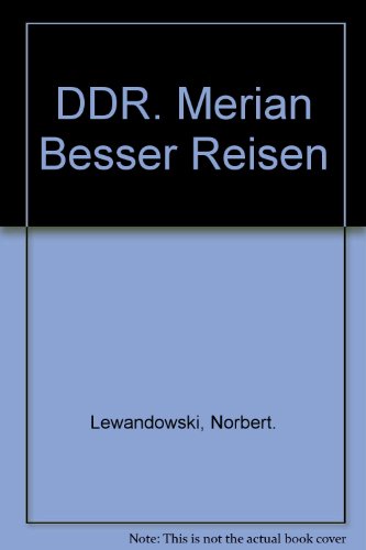 9783455100518: DDR. Merian Besser Reisen