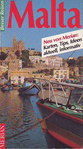 Imagen de archivo de Malta Merian Neu von Merian Karten Tips Ideen aktuell informativ (Besser Reisen) a la venta por medimops