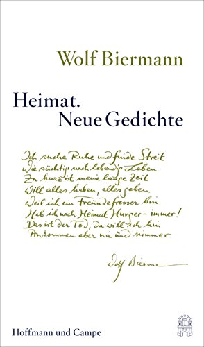 Heimat. Neue Gedichte.