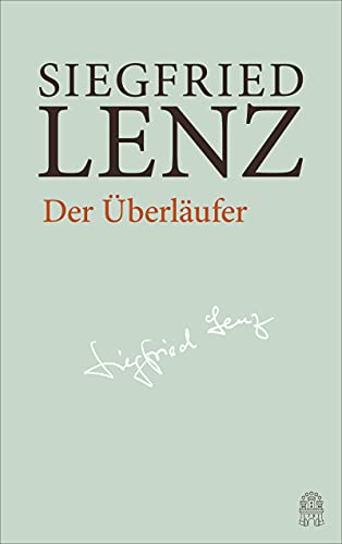 Beispielbild für Der Überläufer: Hamburger Ausgabe Bd. 2 (Siegfried Lenz Hamburger Ausgabe) zum Verkauf von medimops