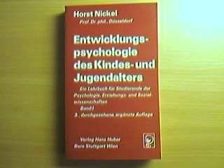 Beispielbild fr Entwicklungspsychologie des Kindes- und Jugendalters zum Verkauf von Bernhard Kiewel Rare Books