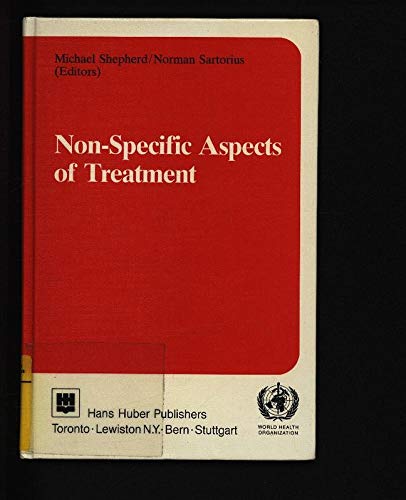9783456816814: Non-Specific Aspects of Treatment