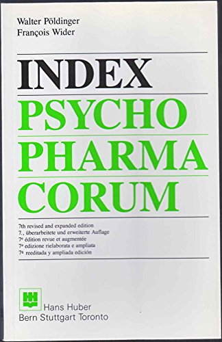 9783456817705: Index Psychopharmacorum