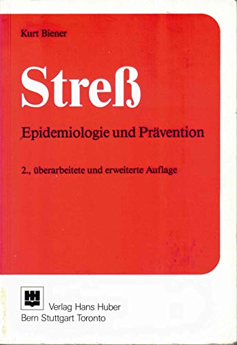 Beispielbild fr Stress. Epidemiologie und Prvention zum Verkauf von medimops