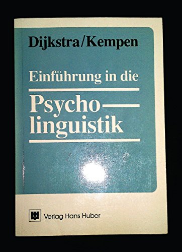 Stock image for Einfhrung in die Psycholinguistik for sale by medimops
