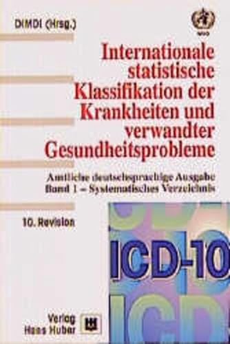 9783456825786: ICD-10, Bd.1, Systematisches Verzeichnis, amtliche deutschsprachige Ausgabe
