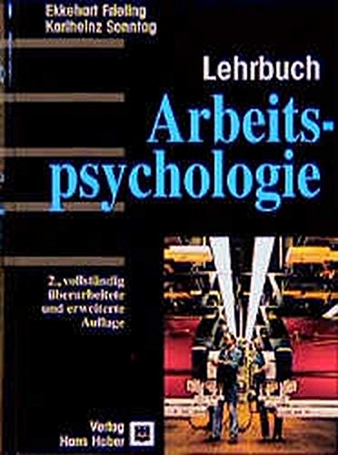 Beispielbild fr Lehrbuch Arbeitspsychologie zum Verkauf von Bernhard Kiewel Rare Books