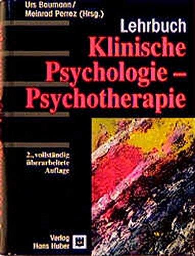 Klinische Psychologie Und Psychotherapie De Baumann Perrez Ancien Ou D