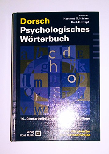 9783456839660: Psychologisches Wrterbuch