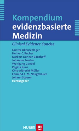 9783456843308: Kompendium evidenzbasierte Medizin = Clinical evidence concise