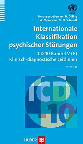 9783456853864: Internationale Klassifikation psychischer Strungen: ICD-10 Kapitel V (F). Klinisch-diagnostische Leitlinien
